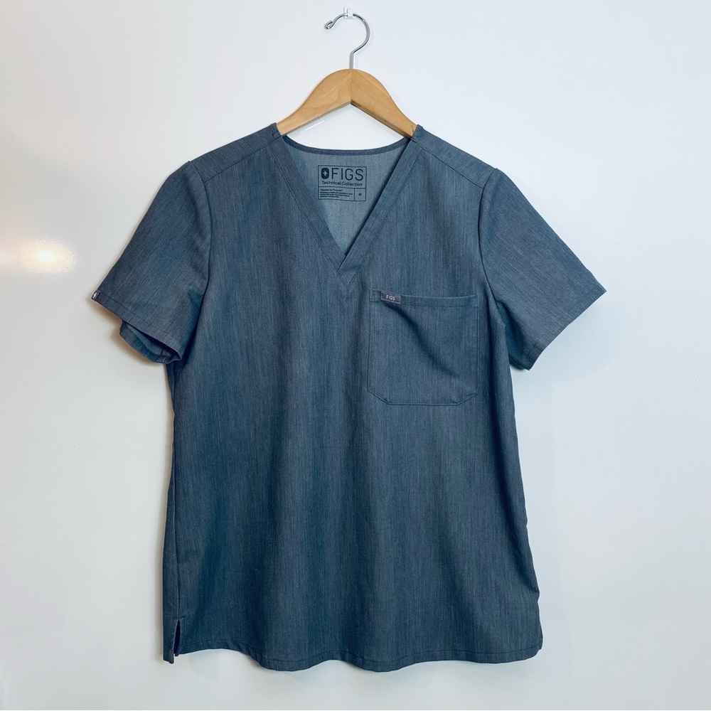 Figs women’s scrub top gray